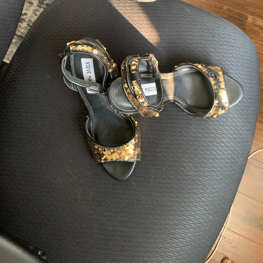 Blocked heel sandals